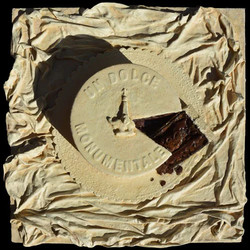 Un Dolce Monumentale Luca Mirko Maugeri Tecnica mista su tela cm 60x60 2017