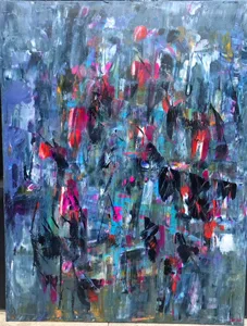 Disillusion Margo Khoussainova tecnica mista su tela cm 116x89 2018