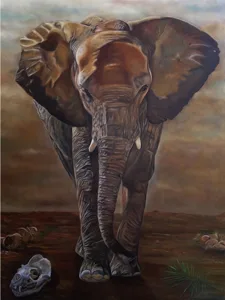 La Saggezza Mikhail Albano Olio su tavola cm 130x90 2018