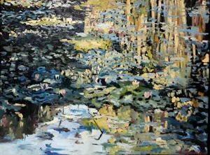Riflessi d'acqua Stefania D'amico Olio su tela cm 20x30 2010
