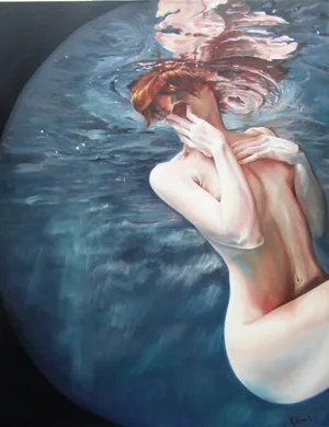 Nereide Valentina Signorello Olio su tela cm 80x100 2018