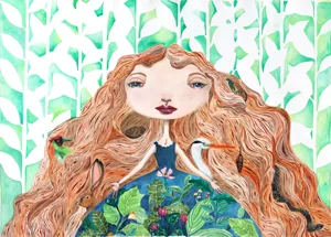 I'll wake you when it's over Valeria Porpat Acquarello su carta cm 50x70 2018