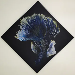I’m Water Venera Gambino Acrilico e carboncino cm 100x100 2018