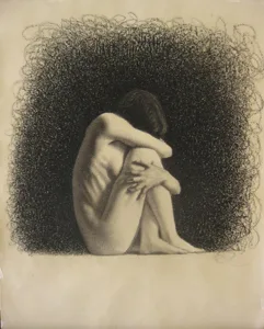 Senza titolo Costanza Castamagna disegno a carboncino su carta 43x53cm 2019